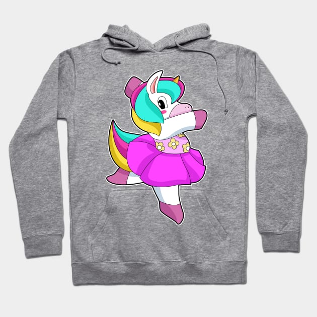 Unicorn Ballerina Ballet Hoodie by Markus Schnabel